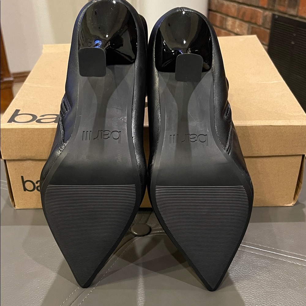 Bar III Women's Sleek Black Heeled Boots - Picture 3 of 3
